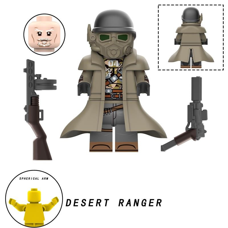 Fallout New California Republic Ranger Assortment Custom Minifigures