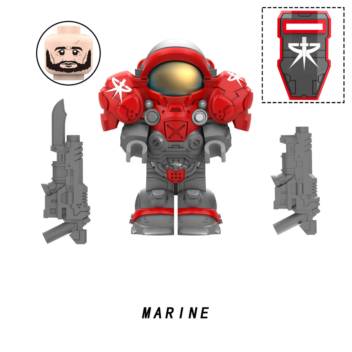 Starcraft Game Marines Custom Minifigures