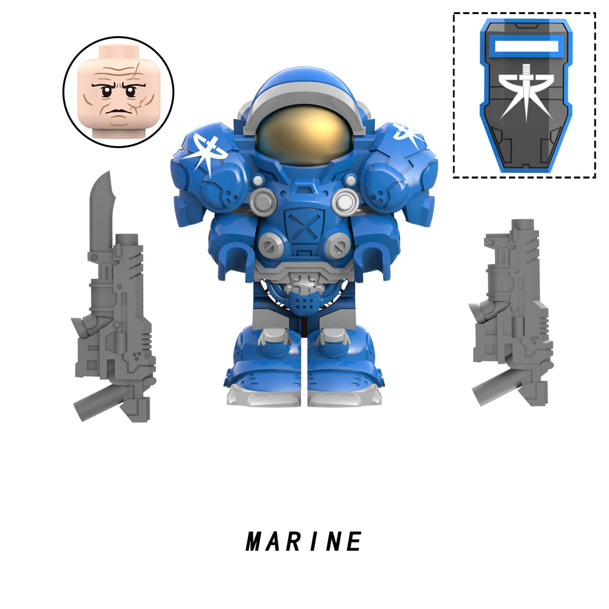 Starcraft Game Marines Custom Minifigures