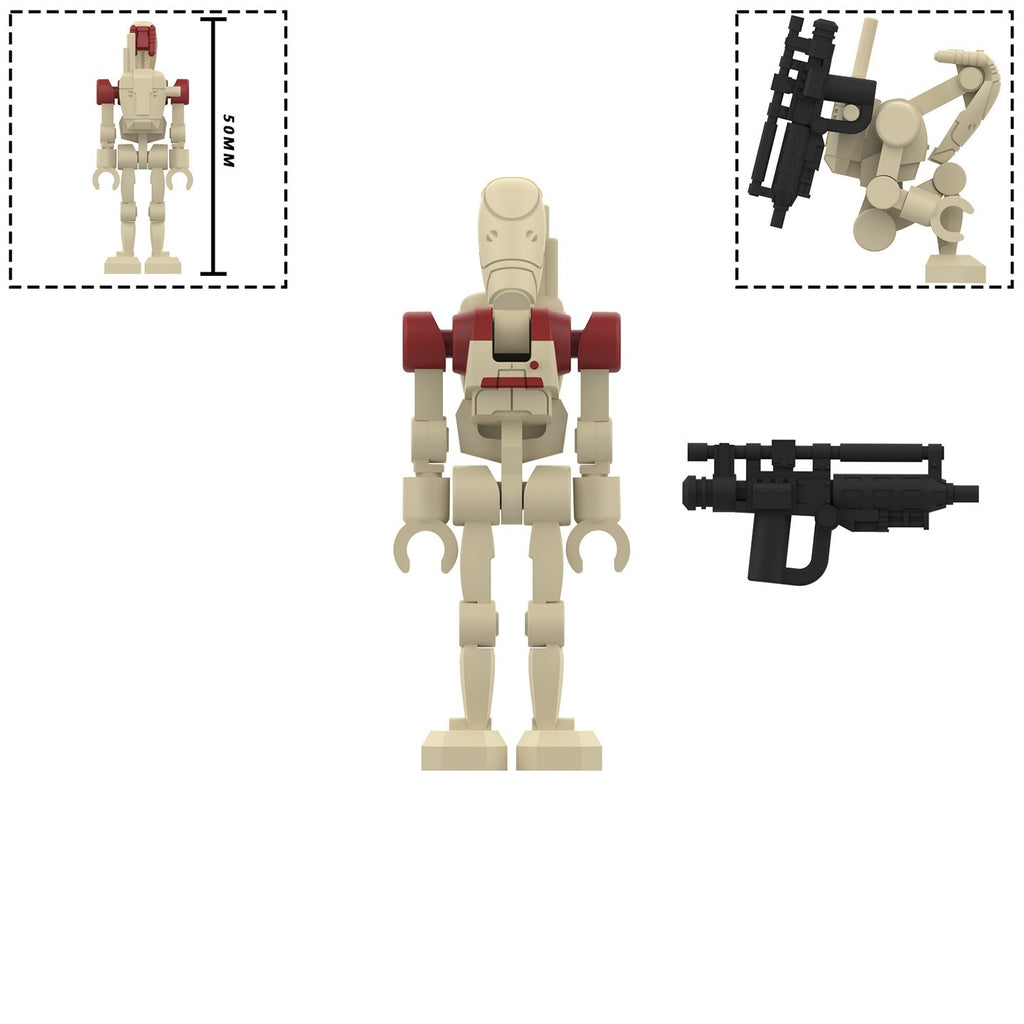 Star Wars B1 Battle Droids with Rotating Arms and Movable Legs Clankers Custom Minifigures MY