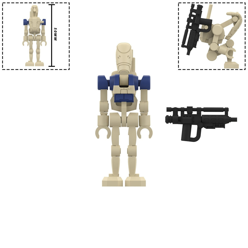 Star Wars B1 Battle Droids with Rotating Arms and Movable Legs Clankers Custom Minifigures MY