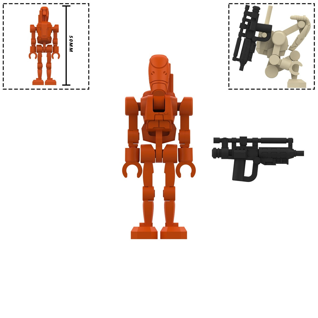 Star Wars B1 Battle Droids with Rotating Arms and Movable Legs Clankers Custom Minifigures MY