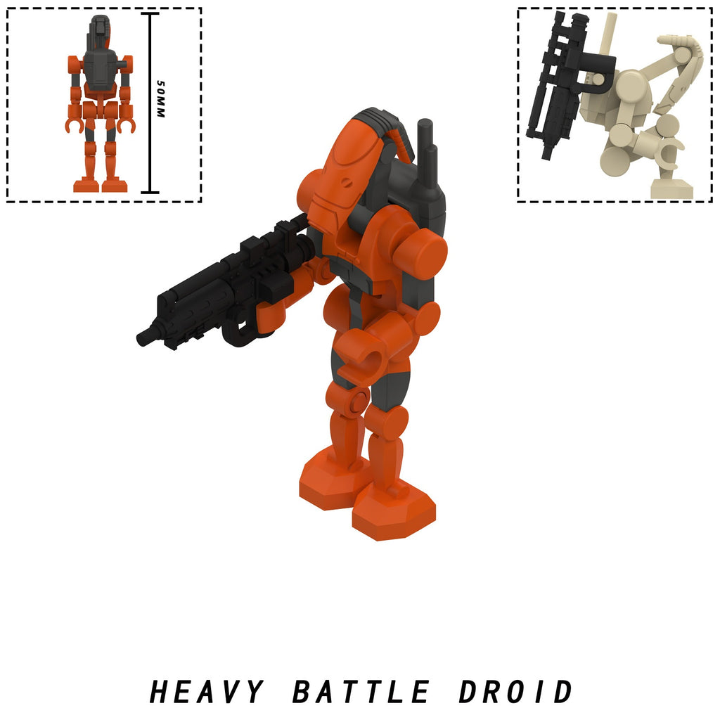 Star Wars B1 Battle Droid with Rotating Arms and Movable Legs Custom Clanker Minifigures MY 2