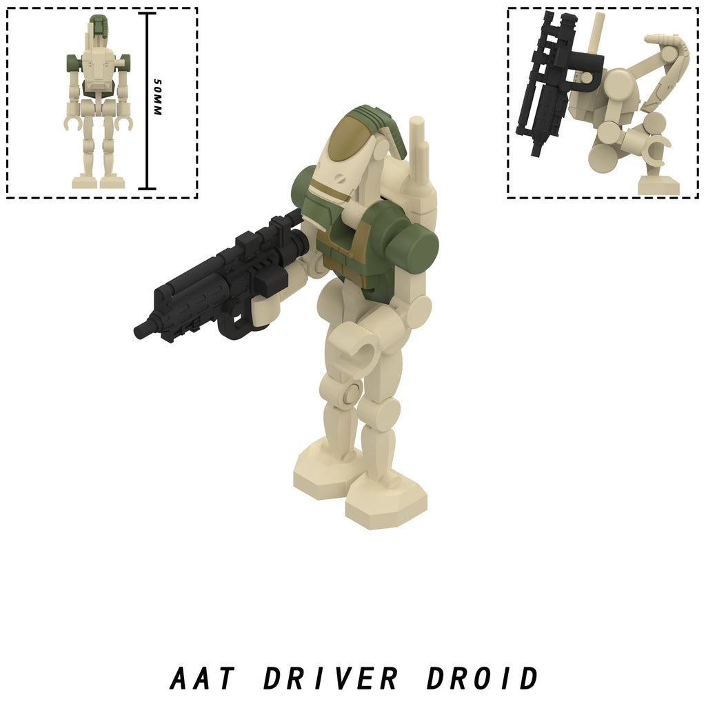 Star Wars B1 Battle Droid with Rotating Arms and Movable Legs Custom Clanker Minifigures MY 2