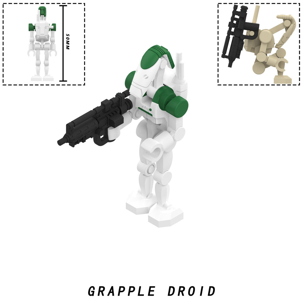 Star Wars B1 Battle Droid with Rotating Arms and Movable Legs Custom Clanker Minifigures MY 2