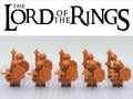 LOTR Mountain Dwarves Heavy Copper Army 10 Minifigures Set
