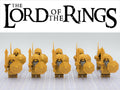 LOTR Mountain Dwarves Heavy Gold Army 10 Minifigures Set