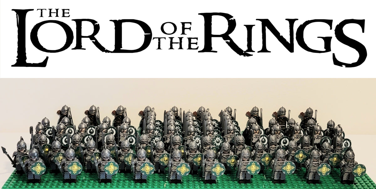 LOTR Rohan Royal Guards Battalion Infantry Army 80 Minifigures Set