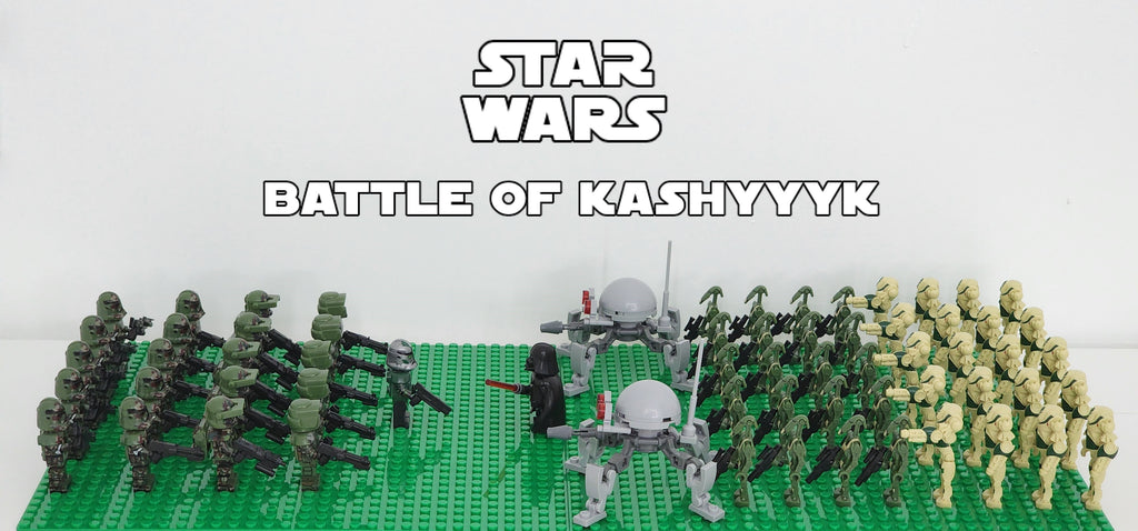 Star Wars The Battle of Kashyyyk Battle Set Custom 64pcs