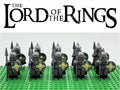 LOTR Rohan Royal Guards Heavy Short Spears Army 10 Minifigures Set