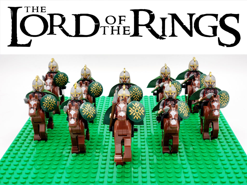 LOTR Riders of Rohan Infantry Army 10 Minifigures Set