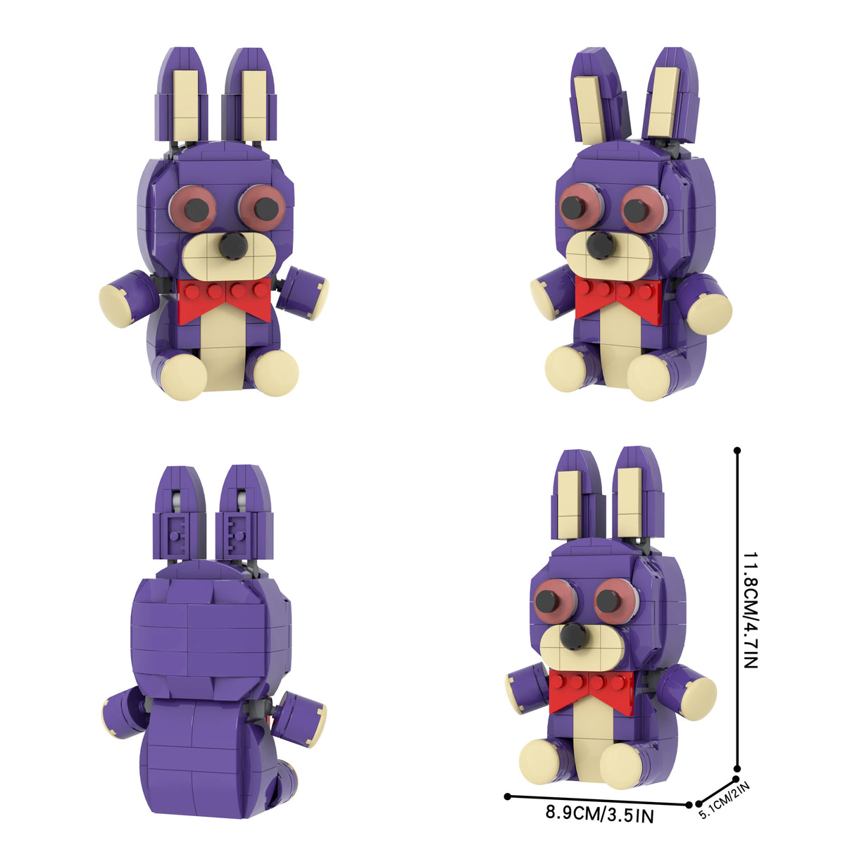 Five Nights at Freddy's Stage Cute MOCs Custom Set