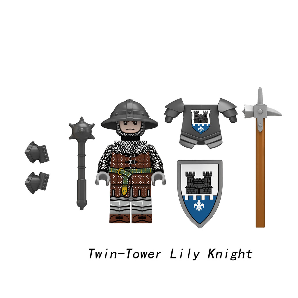 Medieval Knights Soldiers Army Custom Minifigures 3 N