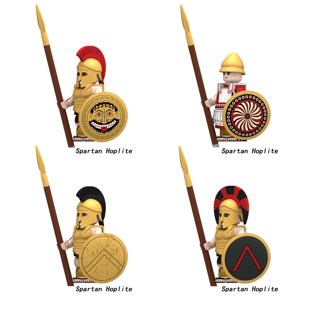 Medieval Spartans Corinthian Athenian Soldiers Army Custom Minifigures N