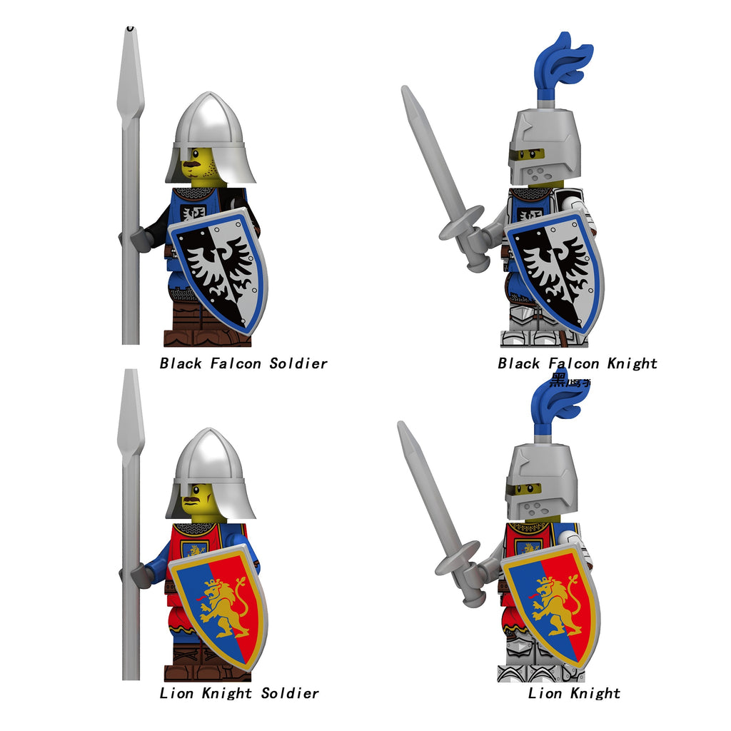 Medieval Knights Soldiers Army Custom Minifigures N