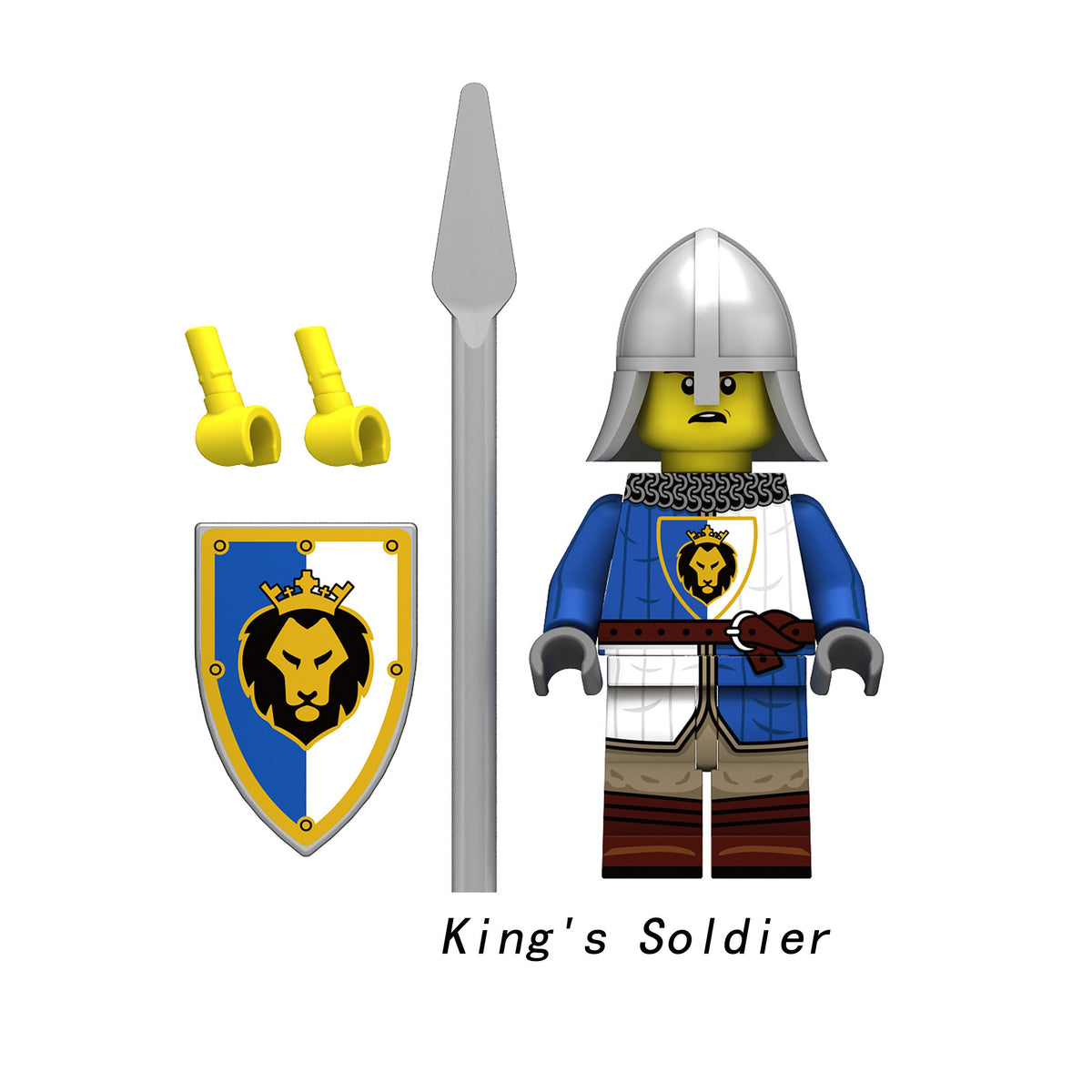 Medieval Knights Soldiers Army Custom Minifigures 2 N