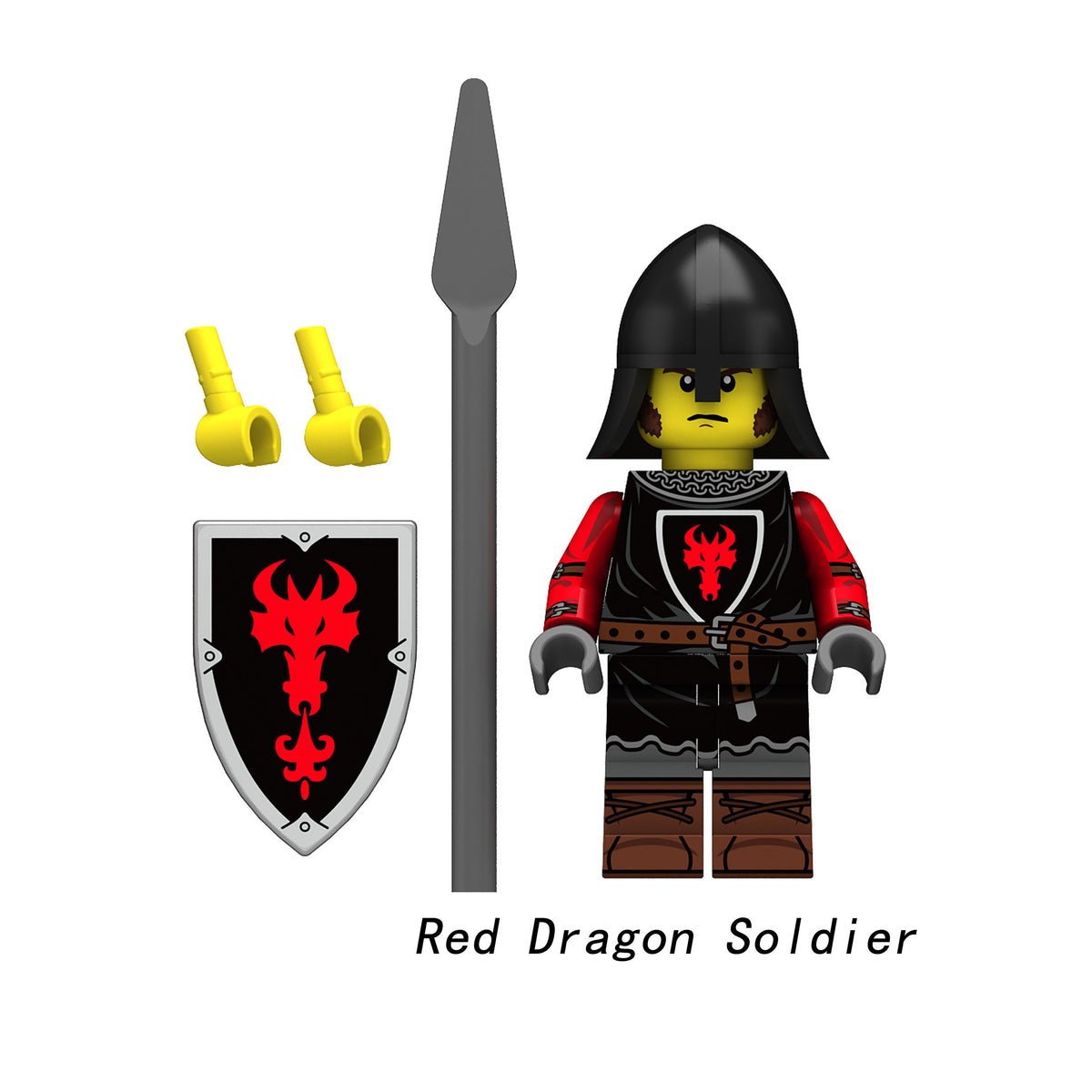Medieval Knights Soldiers Army Custom Minifigures 2 N