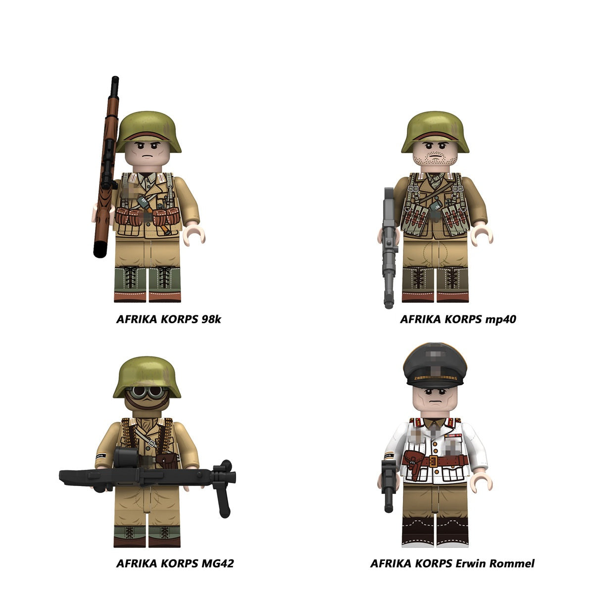 Historic Military Army Minifigures Single Sale 4