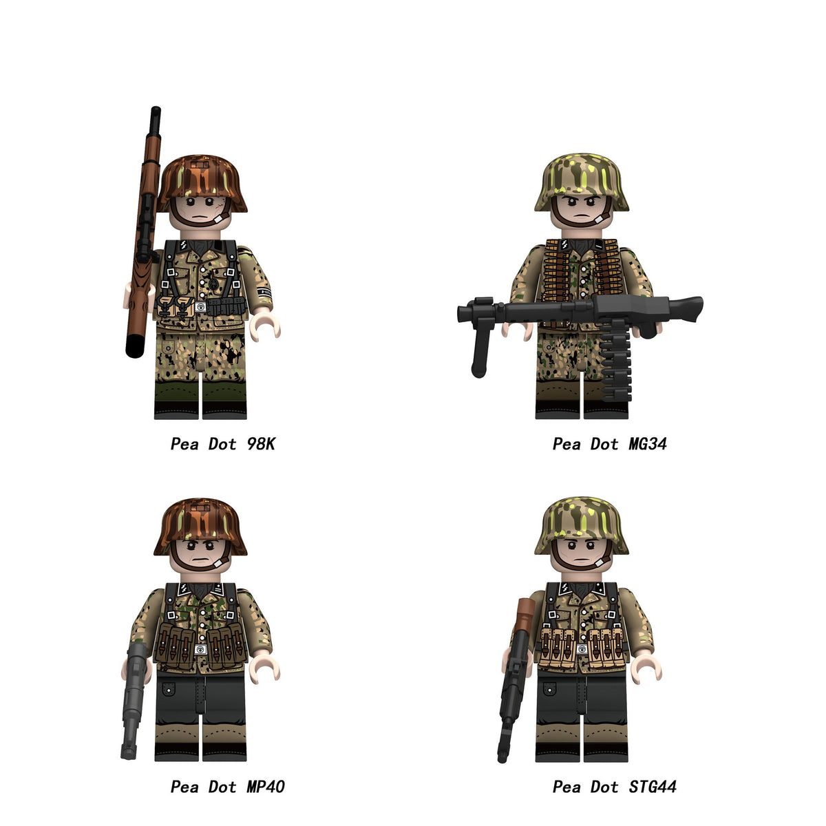 Historic Military Army Minifigures Single Sale 5