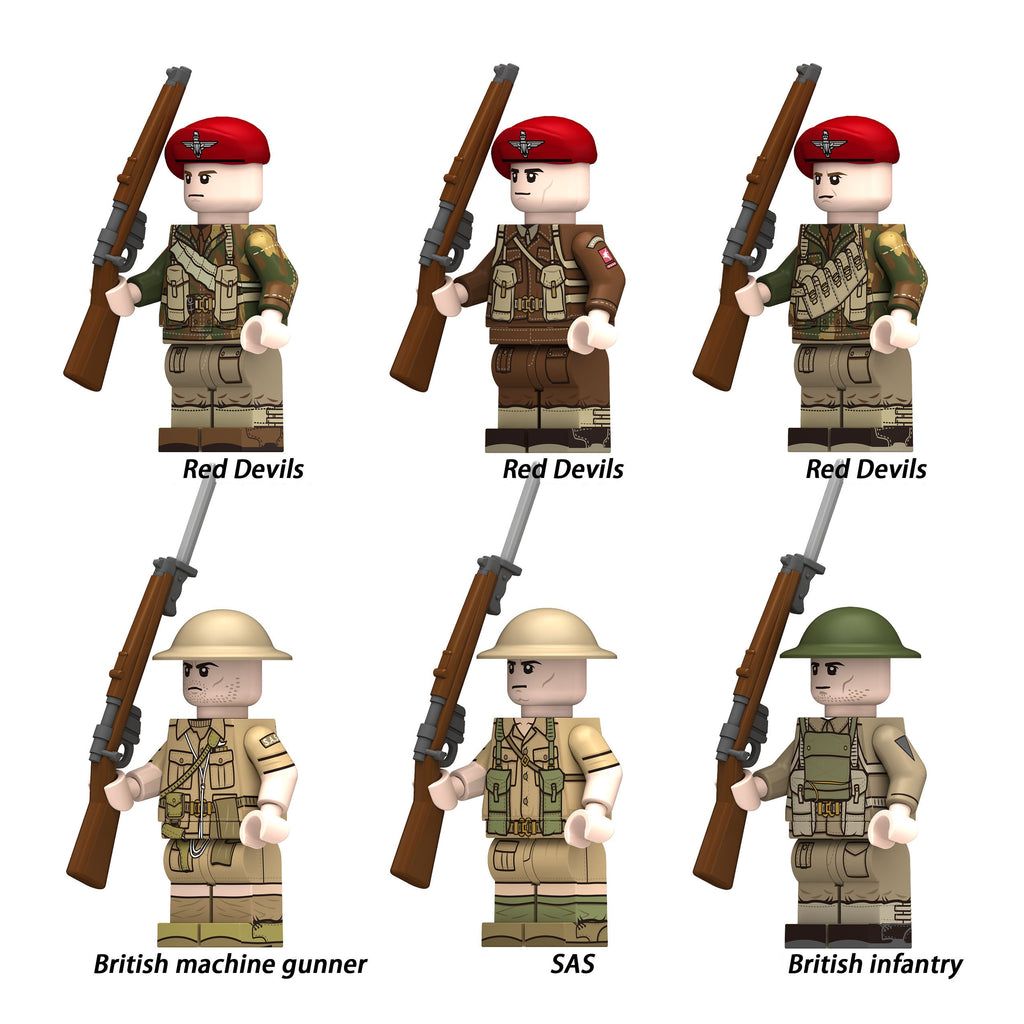 Historic Military Army Minifigures Single Sale 11