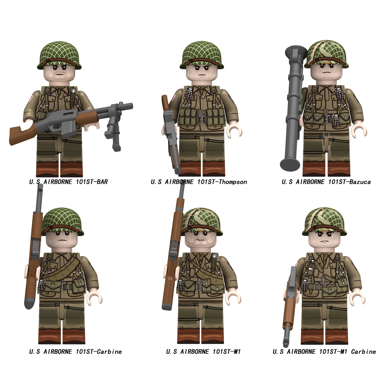 Historic Military Army Minifigures Single Sale 12
