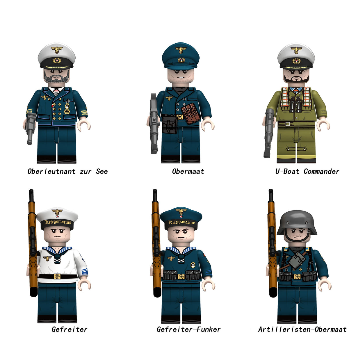 Historic Military Army Minifigures Single Sale 14