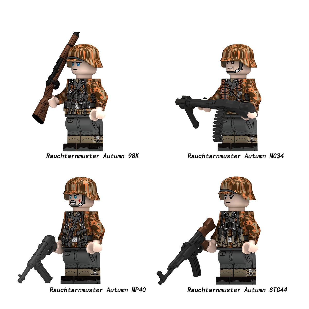 Historic Military Army Minifigures Single Sale 23