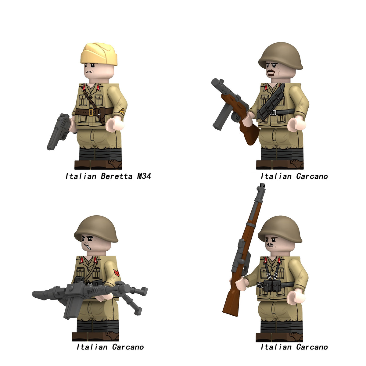 Historic Military Army Minifigures Single Sale 24