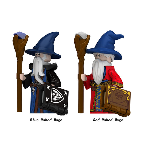 Fantasy Robed Mage Custom Minifigures N
