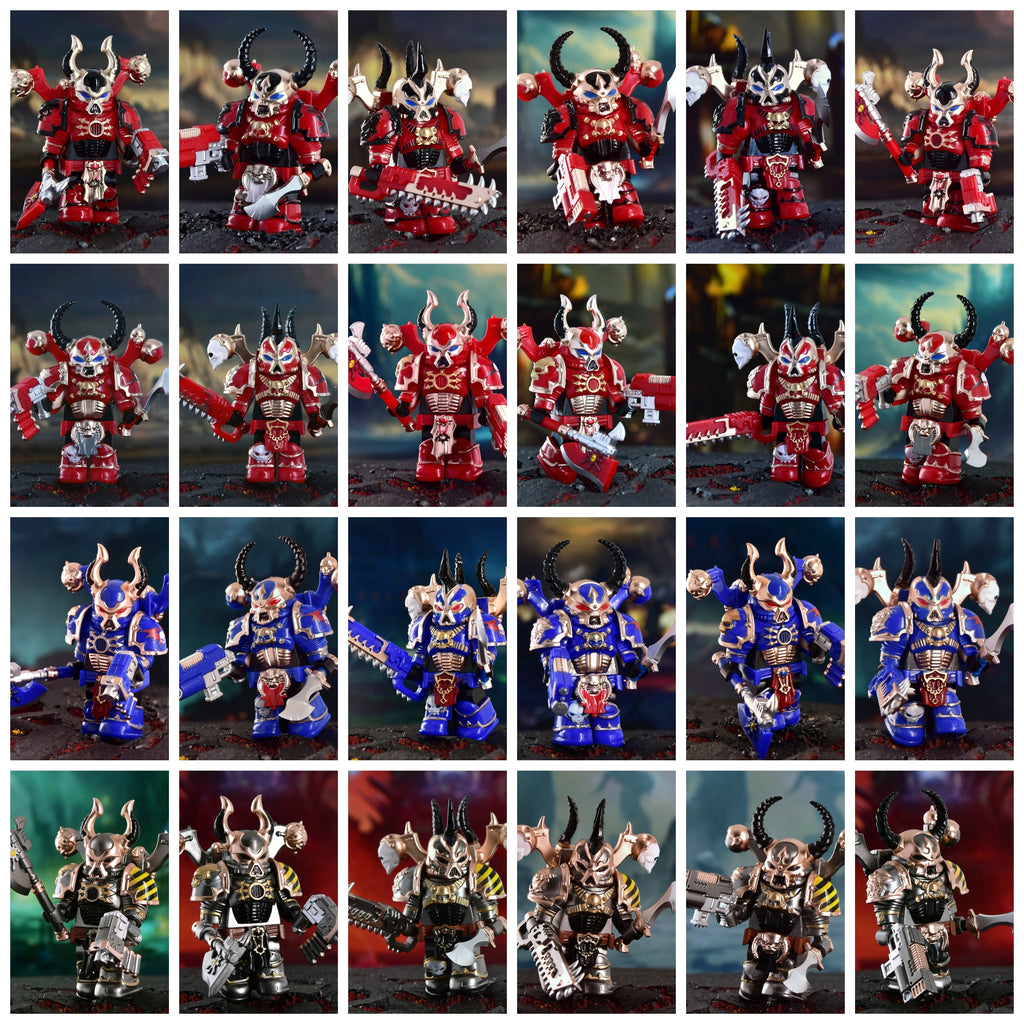 Warhammer 40K Chaos Space Marines Minifigures