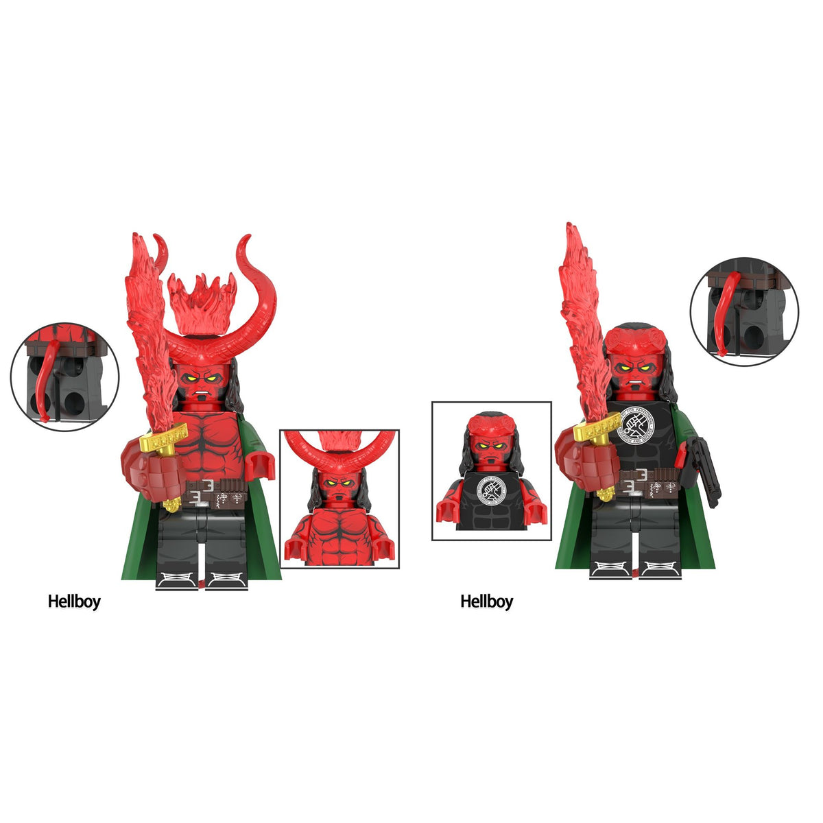 Hellboy Comic Movie Custom Minifigures