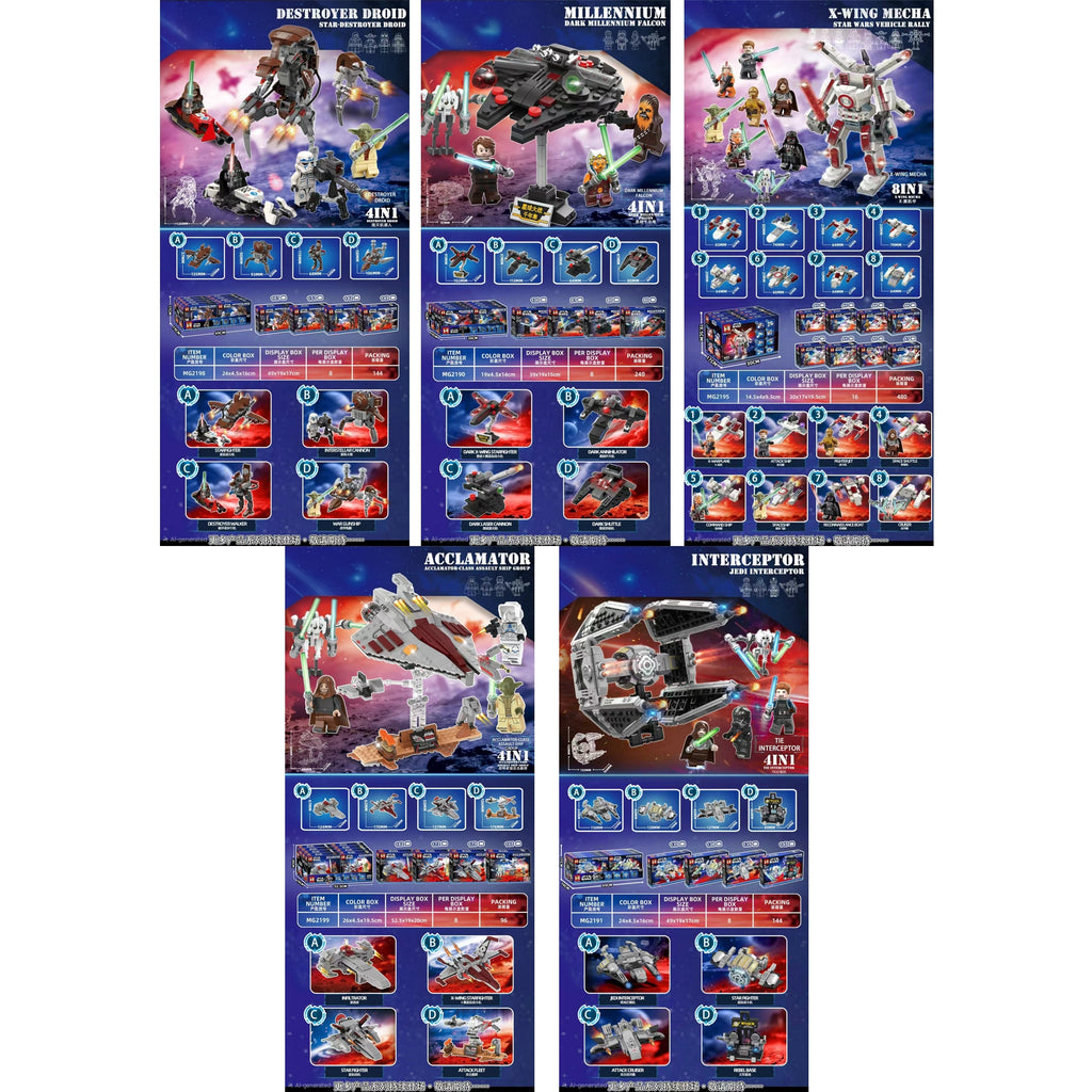 Star Wars Mini Building Block Sets MG
