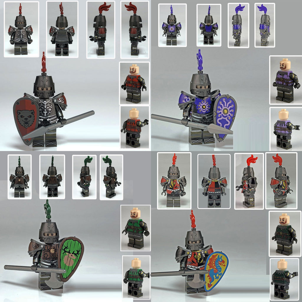 Medieval Knights Soldiers Army Custom Minifigures VP 2