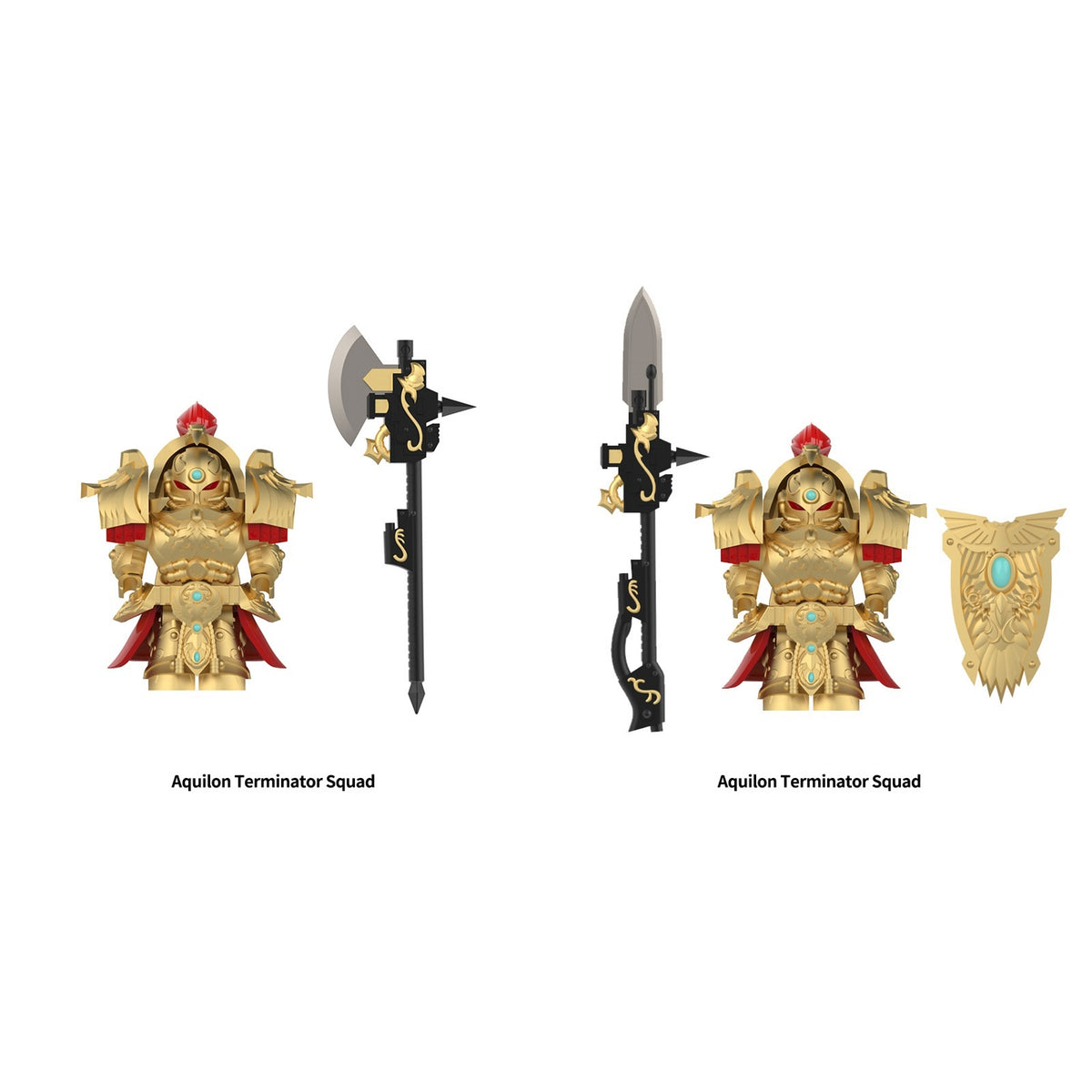 Warhammer 40K Aquilon Terminator Squad Custom Minifigures