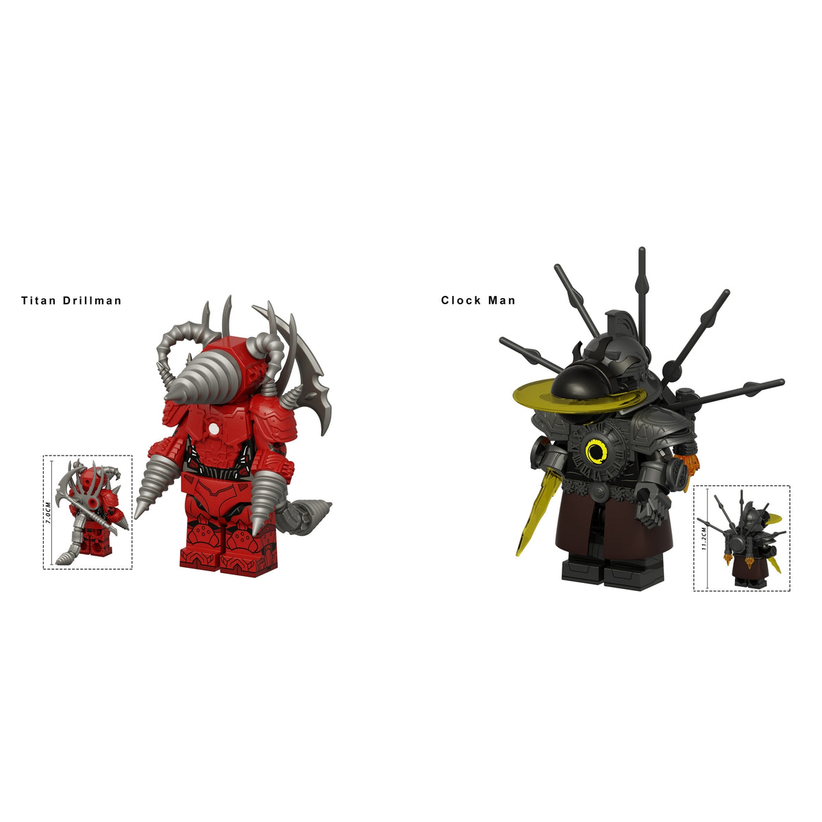 Skibidi Toilet Series Custom Minifigures