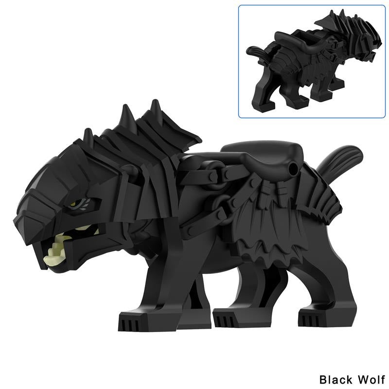 LOTR Orc Armored Wolves Mount Minifigures Collection
