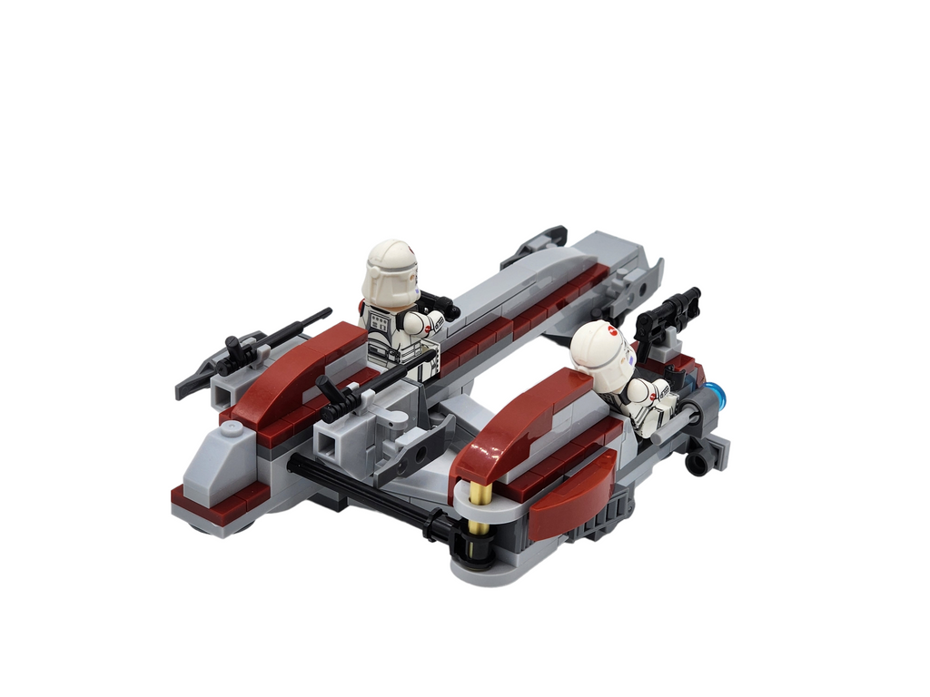 Star Wars 91st BARC Trooper Speeder with Sidecar Minifigures MOC Set