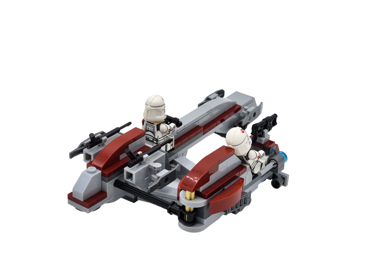 Star Wars 91st BARC Trooper Speeder with Sidecar Minifigures MOC Set