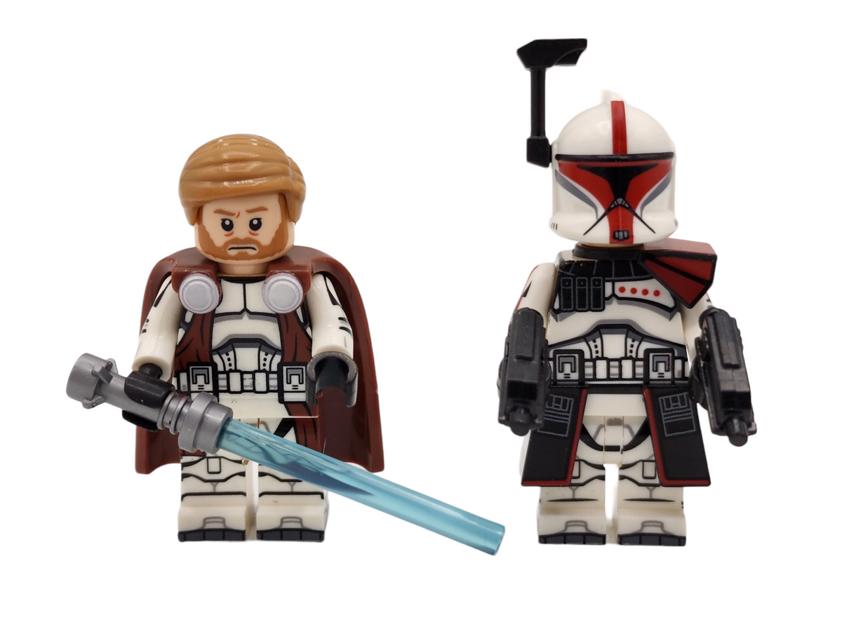 Star Wars Clone Commander Obi-Wan Kenobi Captain Fordo Custom Minifigures