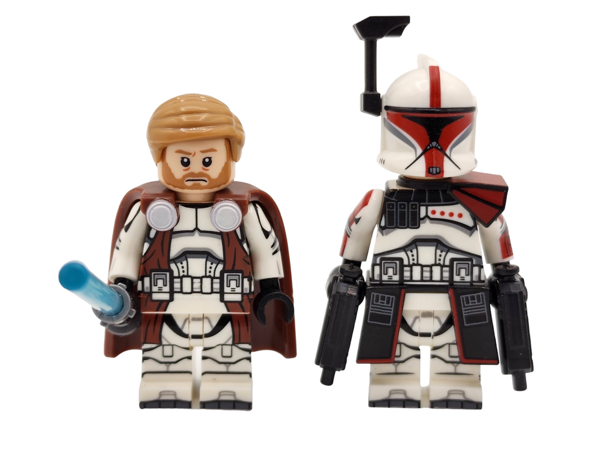 Star Wars Clone Commander Obi-Wan Kenobi Captain Fordo Custom Minifigures