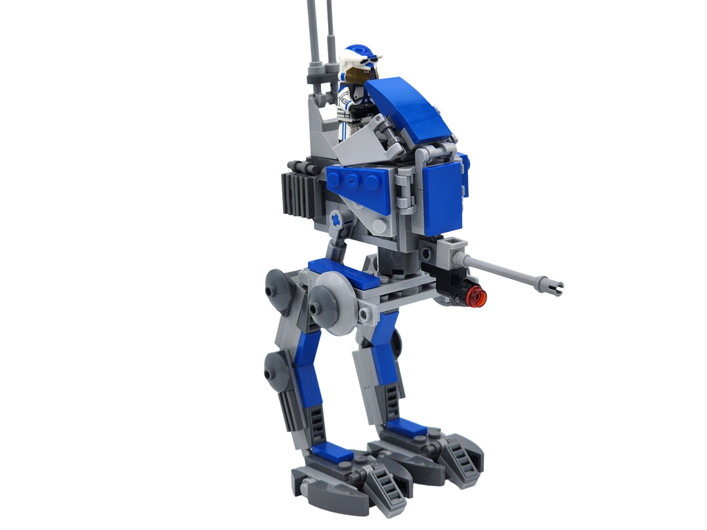 Star Wars 501st AT-RT Driver Clone Trooper Custom MOC Building Set