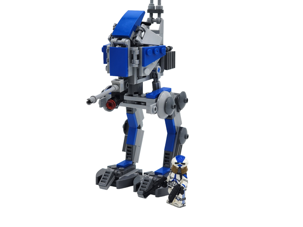 Star Wars 501st AT-RT Driver Clone Trooper Custom MOC Building Set