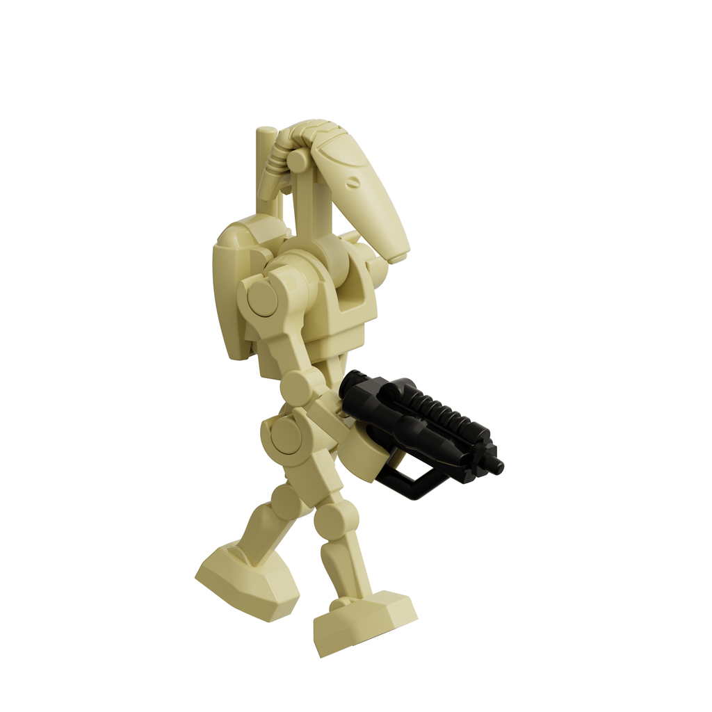 Star Wars B1 Battle Droid with Rotating Arms and Movable Legs Custom Clanker Minifigures 4pcs