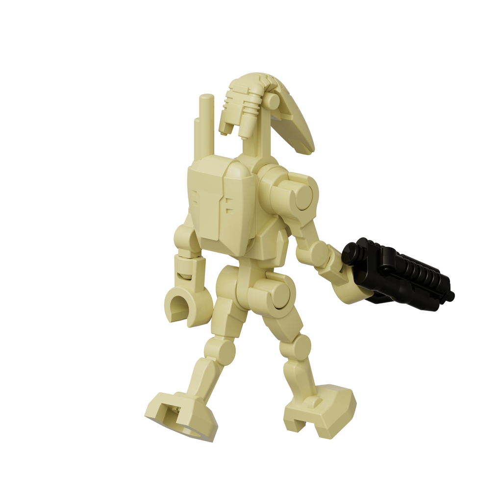 Star Wars B1 Battle Droid with Rotating Arms and Movable Legs Custom Clanker Minifigures 4pcs