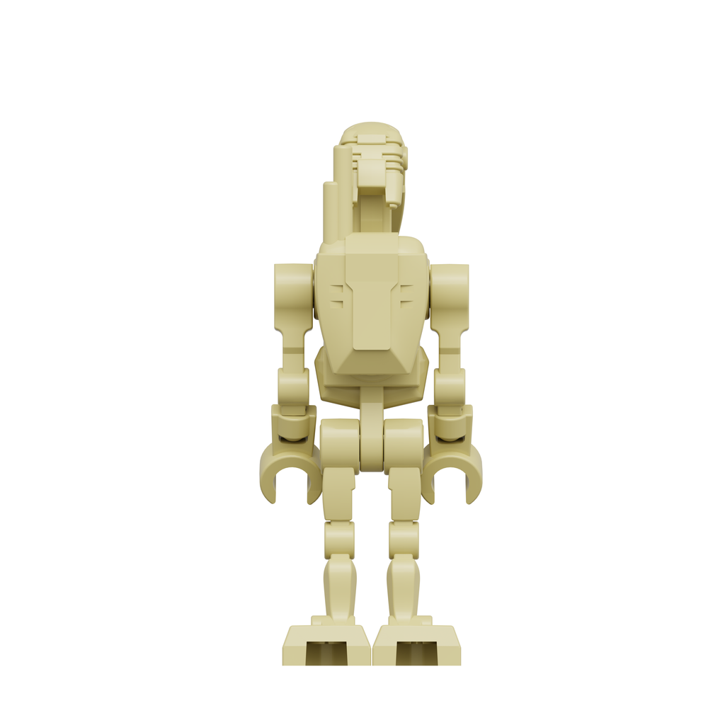 Star Wars B1 Battle Droid with Rotating Arms and Movable Legs Custom Clanker Minifigures 4pcs
