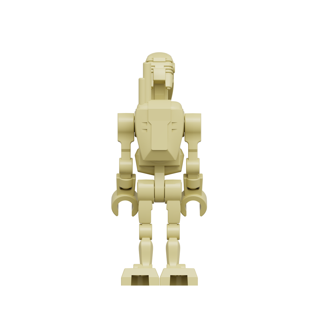 Star Wars B1 Battle Droid with Rotating Arms and Movable Legs Custom Clanker Minifigures 4pcs