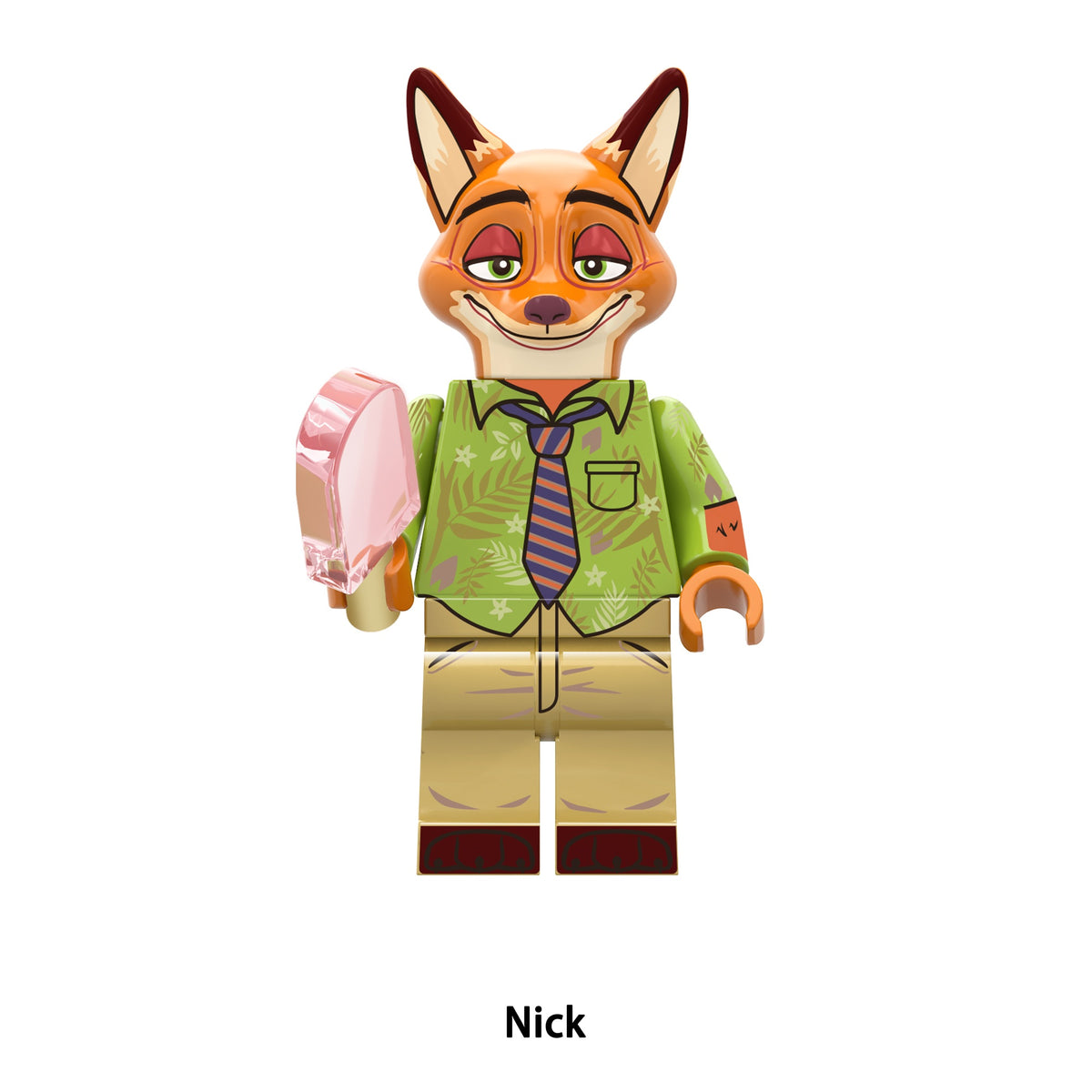 Zootopia Movie Custom 8 Minifigures Set