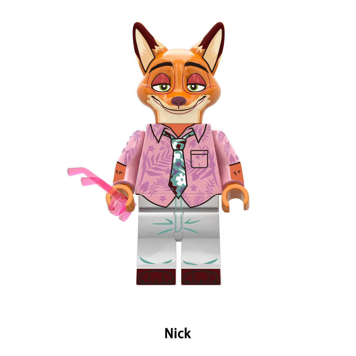 Zootopia Movie Custom 8 Minifigures Set