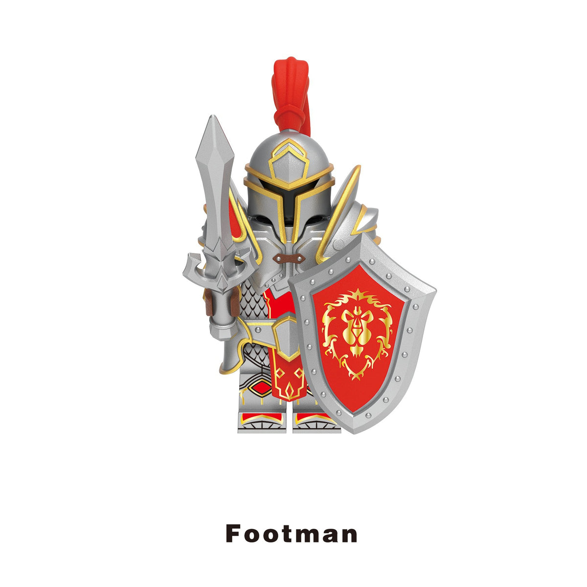 World of Warcraft Wow Alliance Footman Stormwind City Guards Minifigures Assortment 2