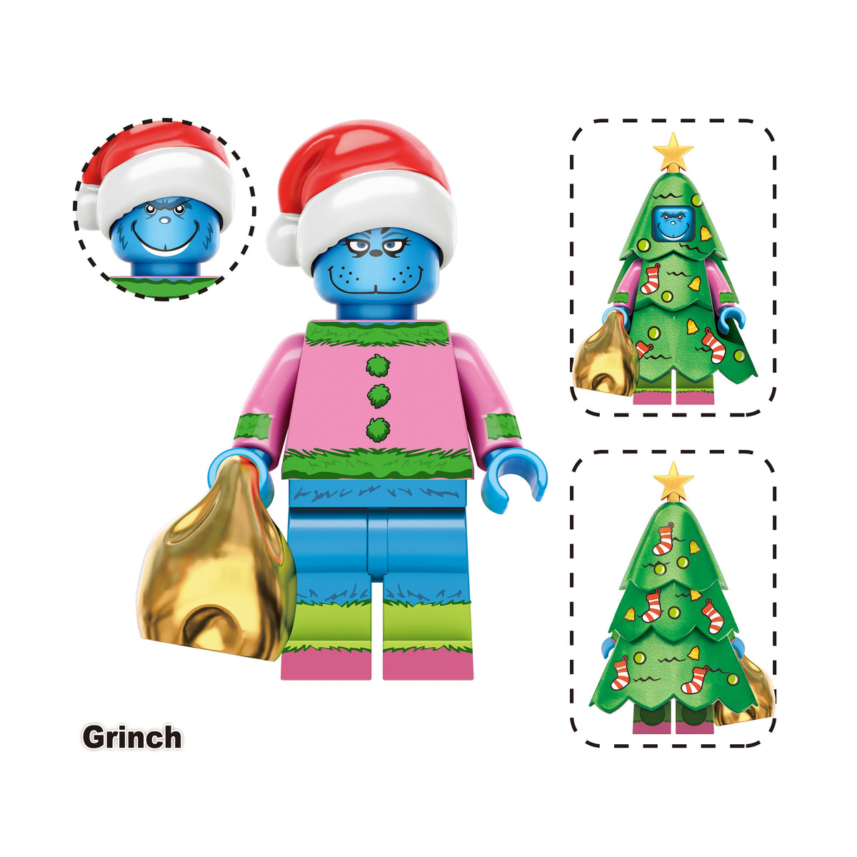 Christmas Theme Holiday Custom Minifigures